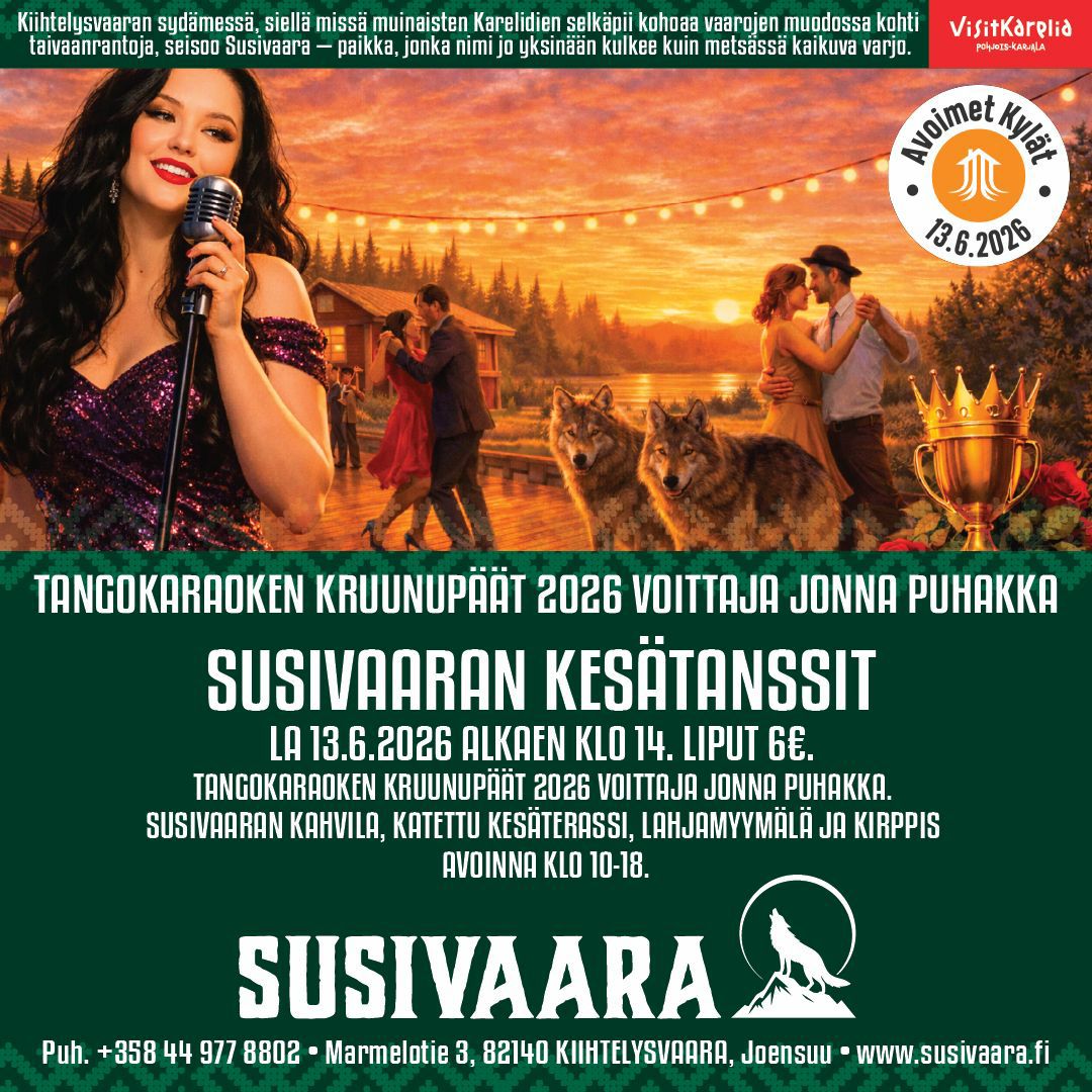 Susivaaran Kesätanssit la 13.6.2026.