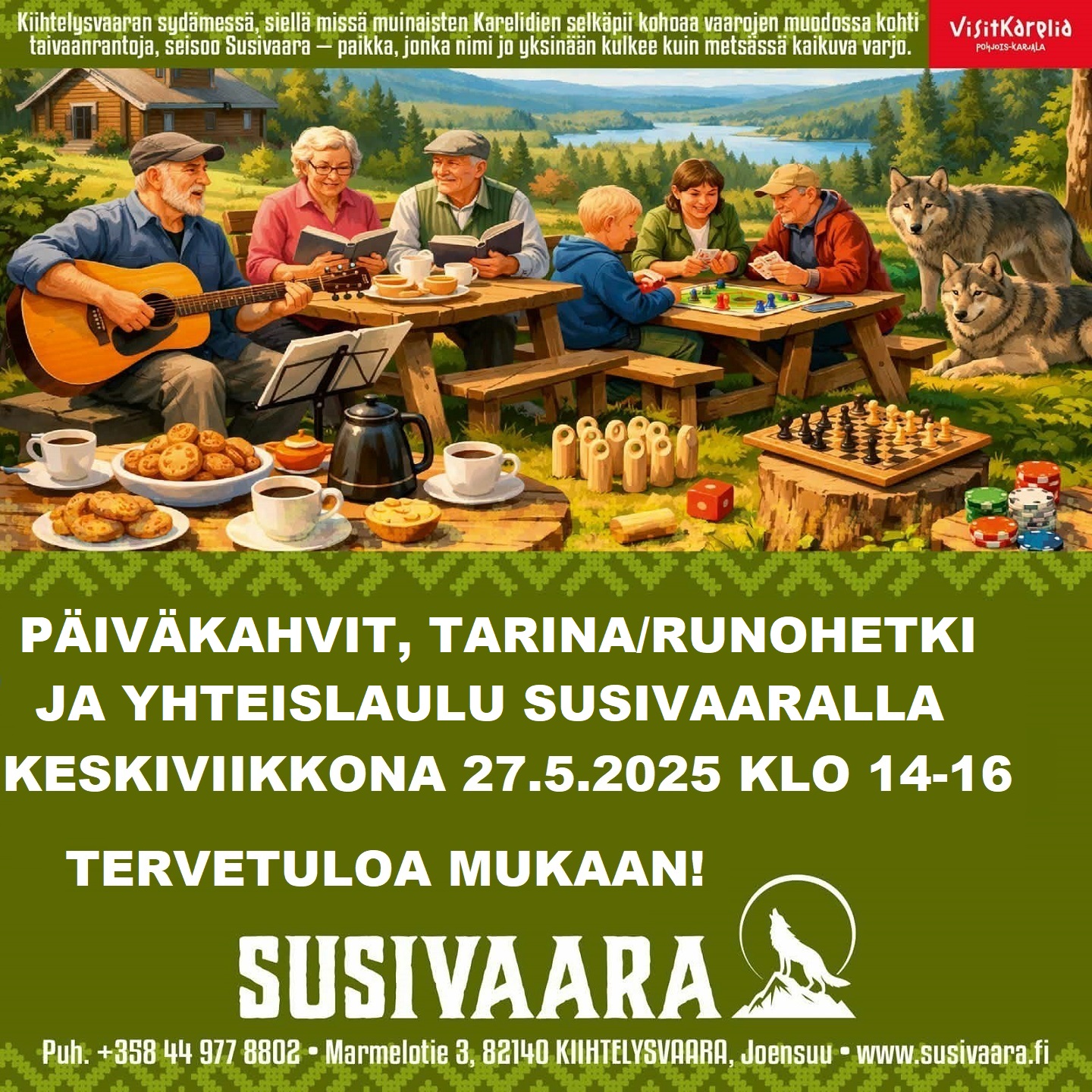 KESKIVIIKKONA 27.5.2026 KLO 14-16 WEDNESDAY
